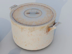 Set of old kitchen appliances 3D Model