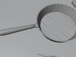 Set of old kitchen appliances 3D Model