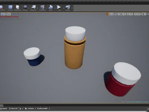 Palette for painting with gouache and watercolors 3D Model