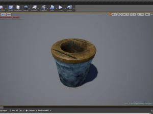Palette for painting with gouache and watercolors 3D Model