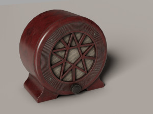 Old broadcast loudspeaker 1 5GD 2M from USSR 3D मॉडल