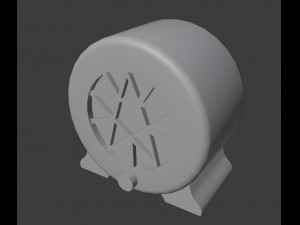 Old broadcast loudspeaker 1 5GD 2M from USSR 3D Model
