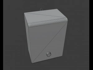 Old broadcast loudspeaker GR 4 from USSR 3D Model