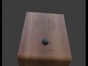 Old broadcast loudspeaker GR 4 from USSR 3D Model