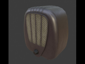 Old broadcast loudspeaker 0 25 GD III 6 from USSR 3D Model