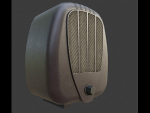 Old broadcast loudspeaker 0 25 GD III 6 from USSR 3D Model