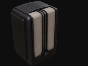 Old Broadcast Loudspeaker Vostok from USSR Model 3D