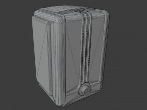 Old Broadcast Loudspeaker Vostok from USSR Model 3D