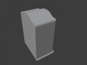 Old Broadcast Loudspeaker Malyutka from USSR Modello 3D