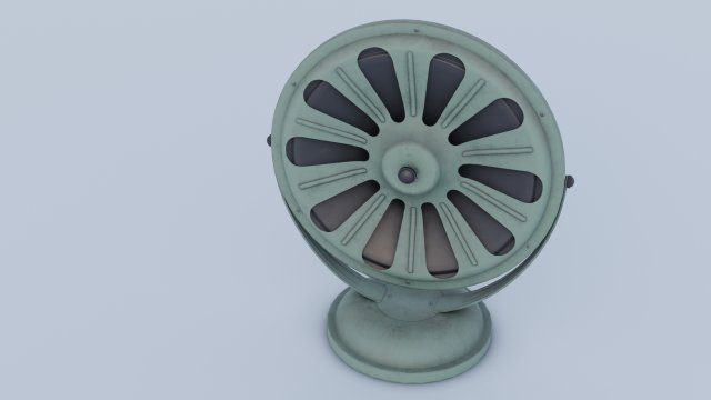 Old Broadcast Loudspeaker Proletariy from USSR 3D Model .c4d .max .obj .3ds .fbx .stl .blend 