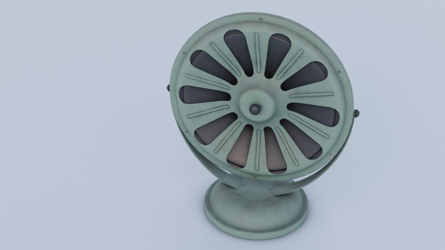 Old Broadcast Loudspeaker Proletariy from USSR 3D Model .c4d .max .obj .3ds .fbx .stl .blend