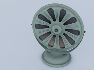 Old Broadcast Loudspeaker Proletariy from USSR 3D मॉडल