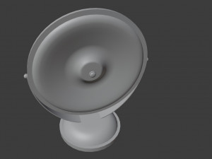 Old Broadcast Loudspeaker Proletariy from USSR 3D Model
