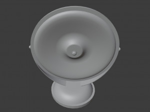 Old Broadcast Loudspeaker Proletariy from USSR 3D Model