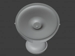 Old Broadcast Loudspeaker Proletariy from USSR 3D Model