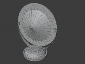 Old Broadcast Loudspeaker Proletariy from USSR 3D Model