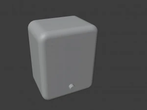 Set of Old Broadcast Loudspeakers from USSR Old Soviet radio 3D Model