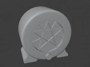 Set of Old Broadcast Loudspeakers from USSR Old Soviet radio 3D Model