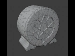 Set of Old Broadcast Loudspeakers from USSR Old Soviet radio 3D Model