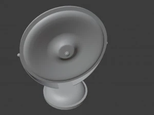 Set of Old Broadcast Loudspeakers from USSR Old Soviet radio 3D Model