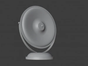 Set of Old Broadcast Loudspeakers from USSR Old Soviet radio 3D Model