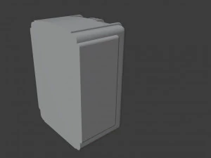 Set of Old Broadcast Loudspeakers from USSR Old Soviet radio 3D Model