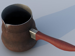 Old dirty cezve 3Dモデル