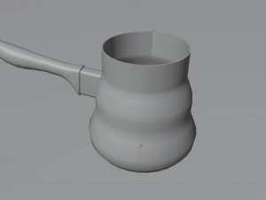 Old dirty cezve 3D Model