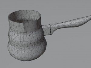 Old dirty cezve 3Dモデル