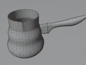Old dirty cezve 3D Model