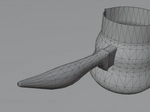 Old dirty cezve 3D Model