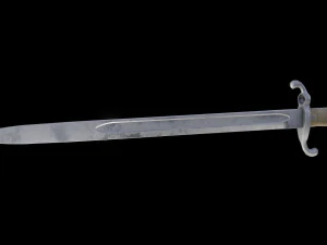 Bayoneta alemana Seitengewehr 1871 S71 Modelo 3D