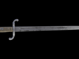 German bayonet Seitengewehr 1871 S71 Modelo 3D