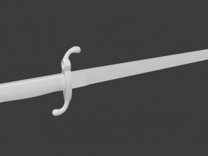 German bayonet Seitengewehr 1871 S71 Modelo 3D