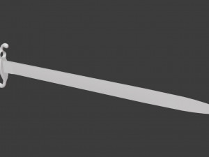 German bayonet Seitengewehr 1871 S71 Modelo 3D