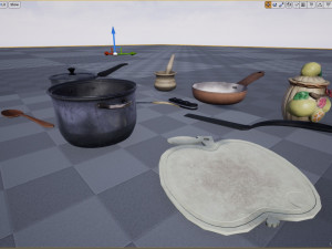Set of different kitchen appliances Modello 3D