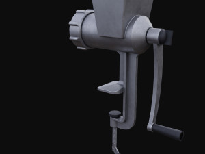 Old meat grinder from soviet times 3D Model