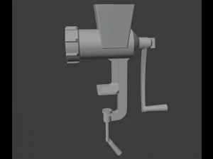 Old meat grinder from soviet times 3D Model