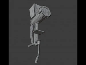 Old meat grinder from soviet times 3D Model