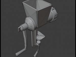 Old meat grinder from soviet times 3D Model