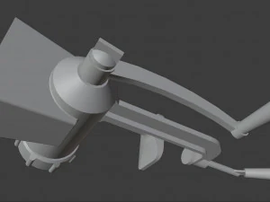 Old metallic kitchen appliances from soviet times 3D Model