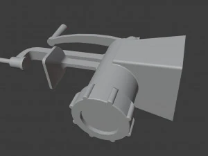 Old metallic kitchen appliances from soviet times 3D Model