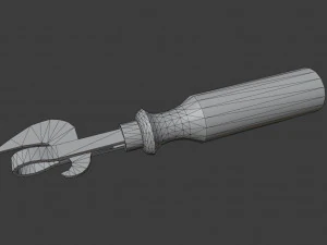 Old metallic kitchen appliances from soviet times 3D Model