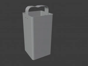 Old metallic kitchen appliances from soviet times 3D Model