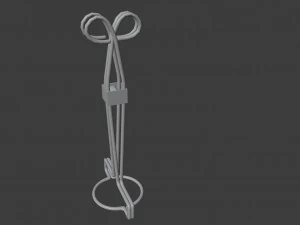 Old metallic kitchen appliances from soviet times 3D Model