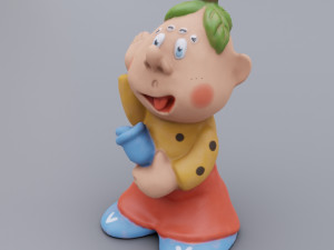 Old rubber toy Chipolino from USSR Modelo 3D