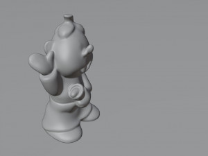 Old rubber toy Chipolino from USSR Modelo 3D