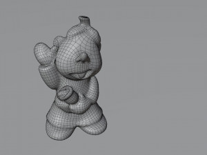 Old rubber toy Chipolino from USSR Modelo 3D