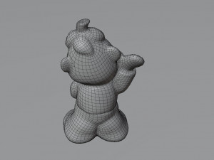 Old rubber toy Chipolino from USSR Modelo 3D