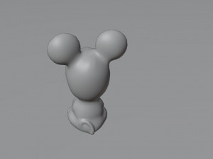 Old rubber toy mouse from USSR Model 3D